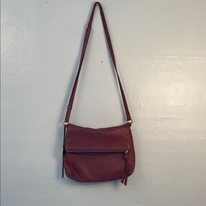 Margot Rob fold over Crossbody clutch